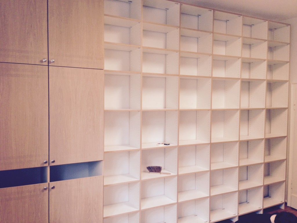 Wandregal mit Wandschrank von Inlignum Möbel