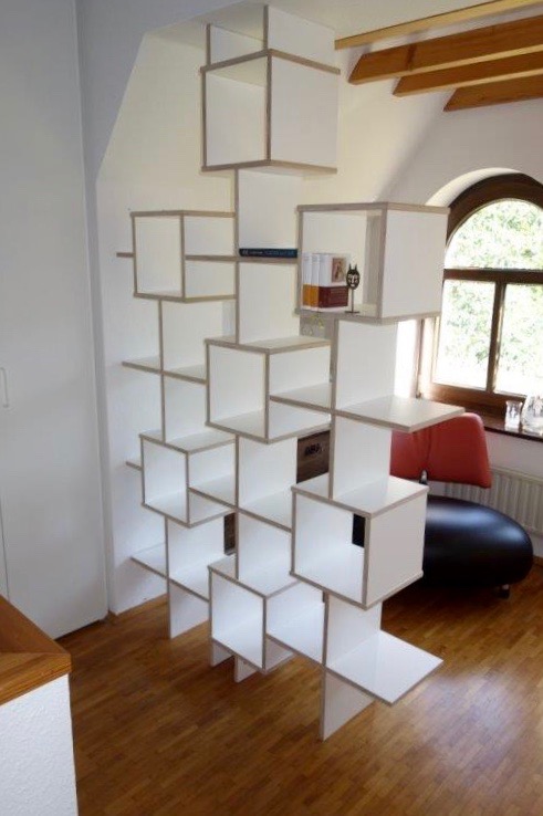 Raumteiler Regal Multiplex von Inlignum Möbel